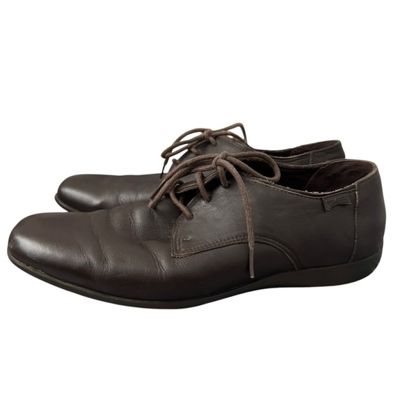 Camper Men’s Brown Lace up Soft Leather Shoes size 41 US (8) - Picture 3 of 9